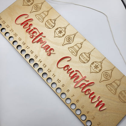 Candy Cane Countdown - Hanging Ornaments