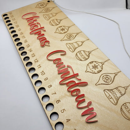 Candy Cane Countdown - Hanging Ornaments