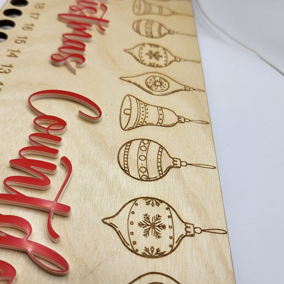 Candy Cane Countdown - Hanging Ornaments