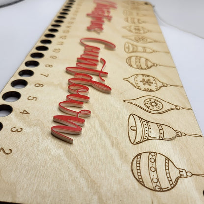 Candy Cane Countdown - Hanging Ornaments