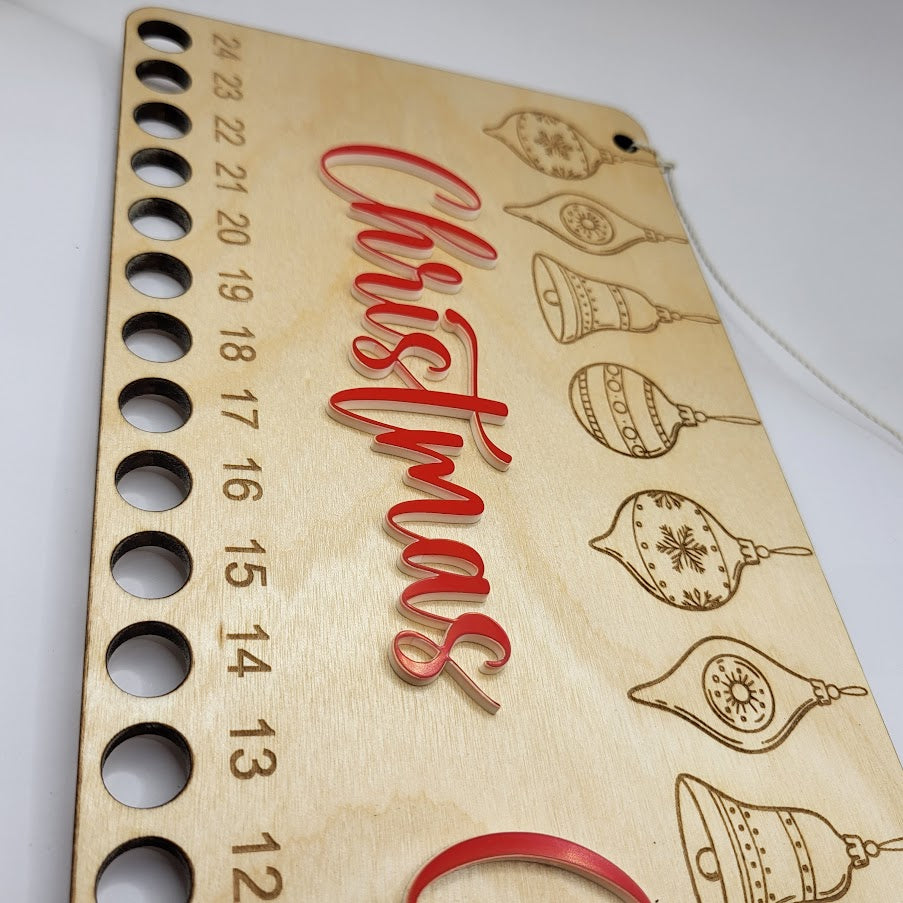 Candy Cane Countdown - Hanging Ornaments