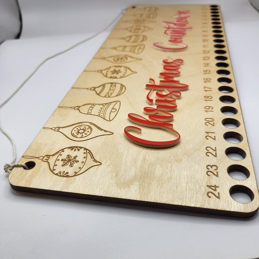 Candy Cane Countdown - Hanging Ornaments