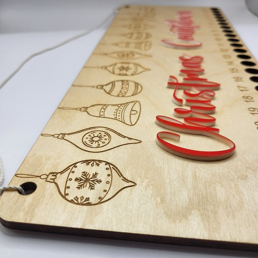 Candy Cane Countdown - Hanging Ornaments