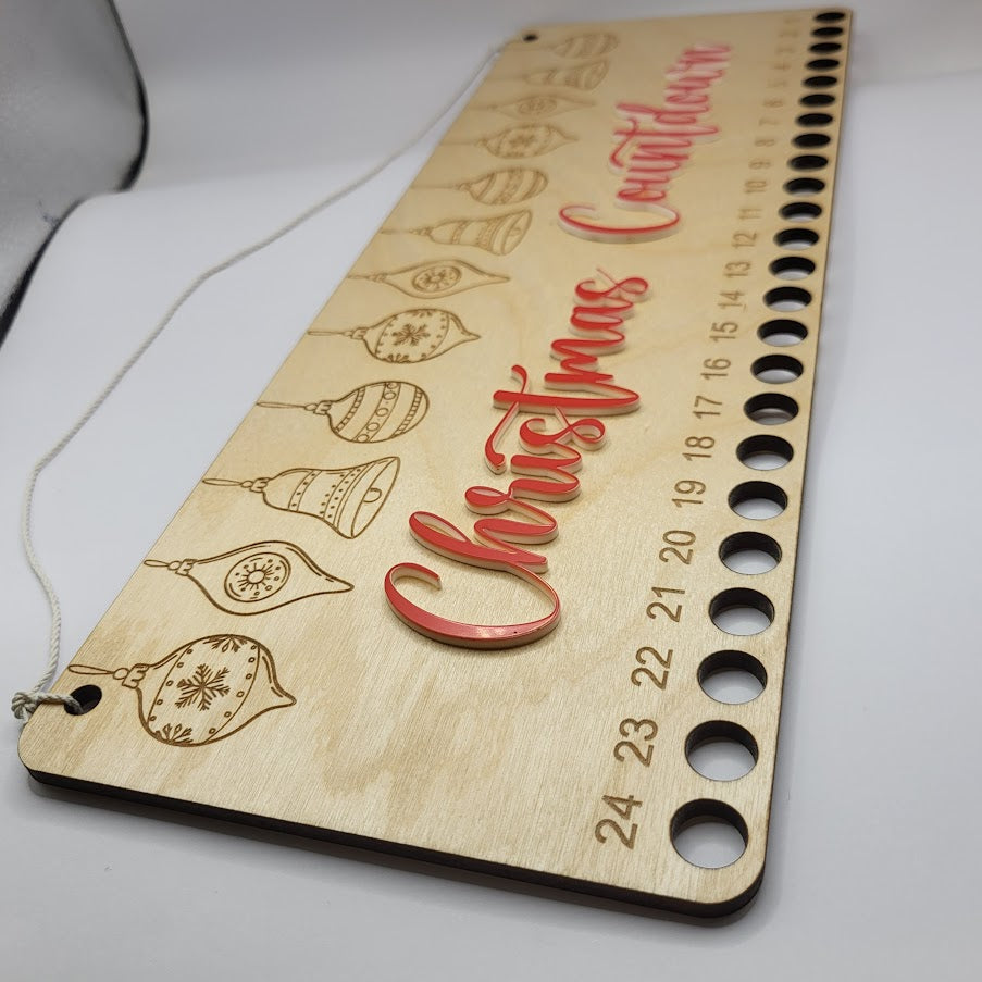 Candy Cane Countdown - Hanging Ornaments