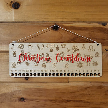 Candy Cane Countdown - Christmas Line Art