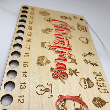 Candy Cane Countdown - Christmas Line Art