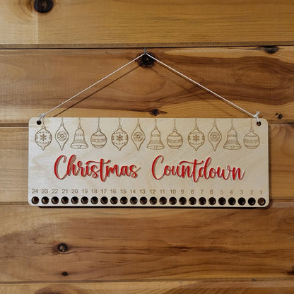 Candy Cane Countdown - Hanging Ornaments