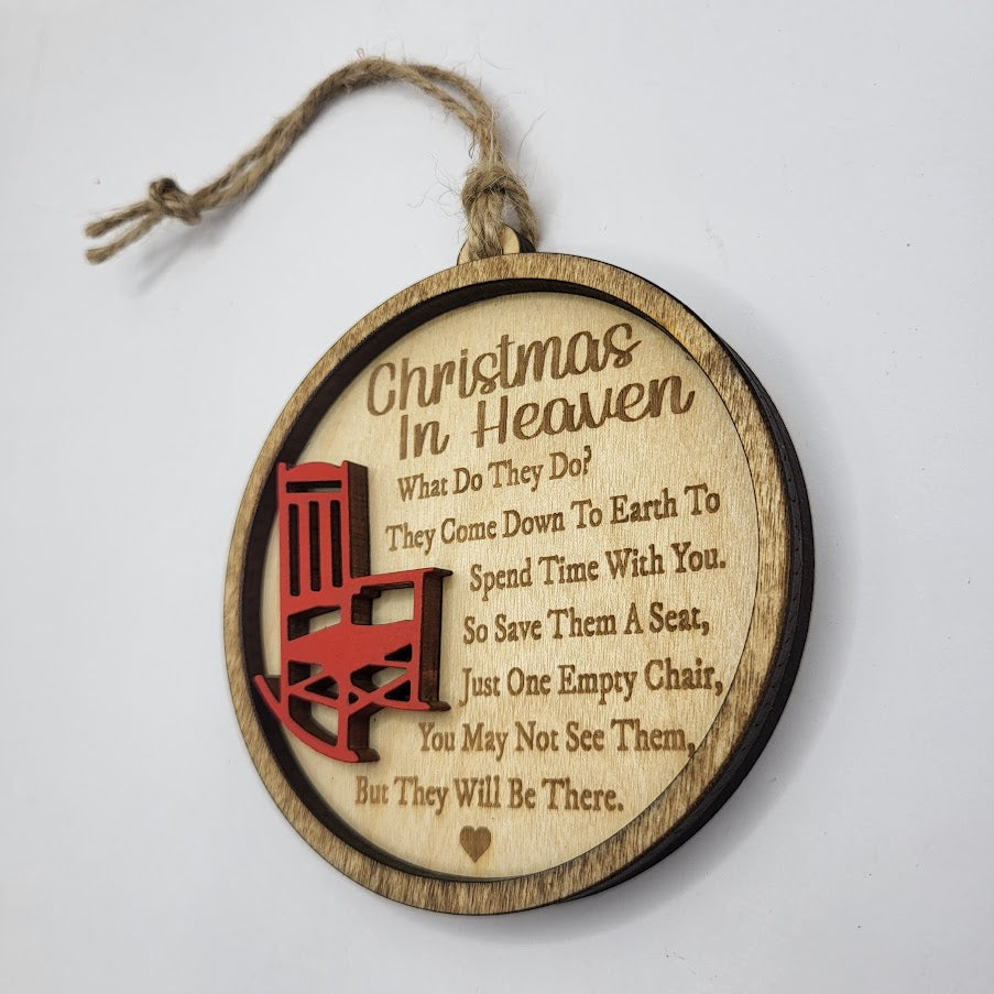 Christmas in Heaven Ornament