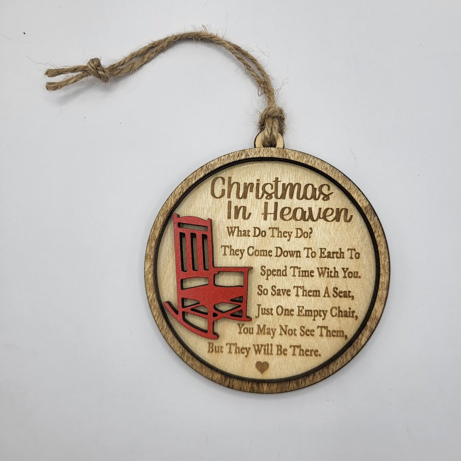 Christmas in Heaven Ornament
