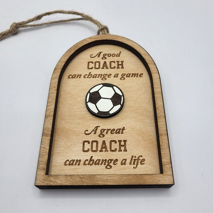 Soccer Coach Ornament