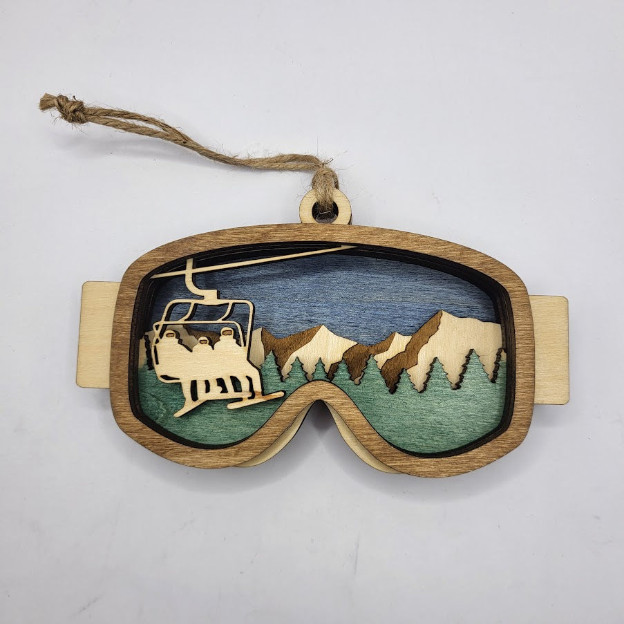 Ski Goggle Ornament