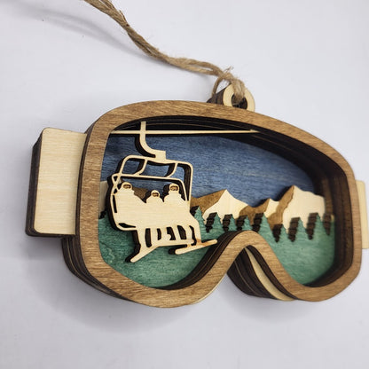 Ski Goggle Ornament