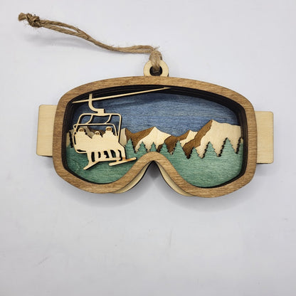 Ski Goggle Ornament