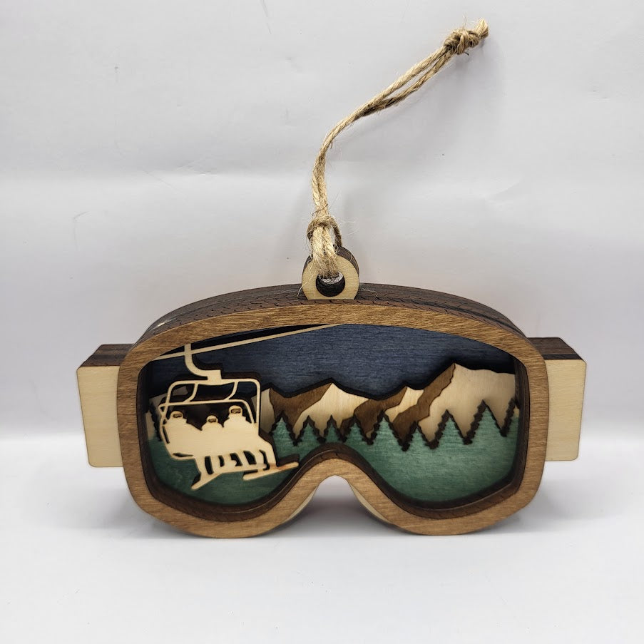 Ski Goggle Ornament