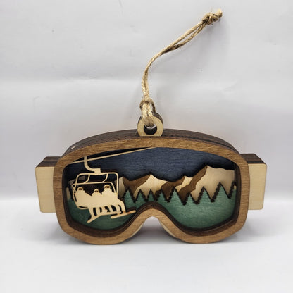Ski Goggle Ornament