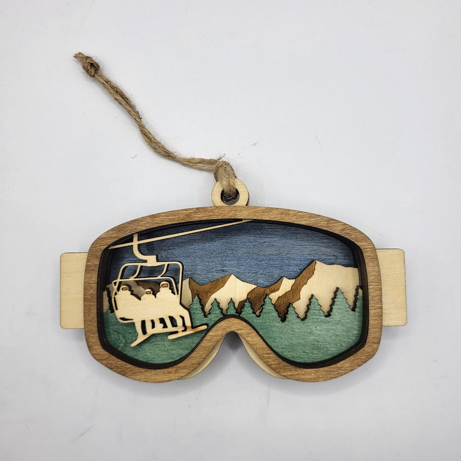 Ski Goggle Ornament