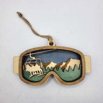 Ski Goggle Ornament
