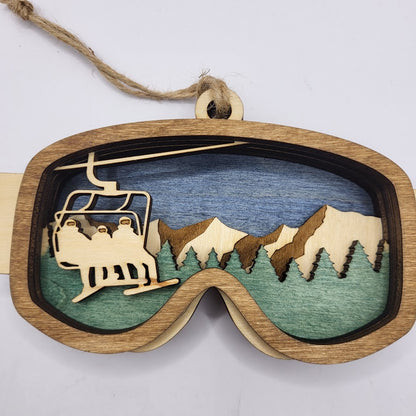 Ski Goggle Ornament
