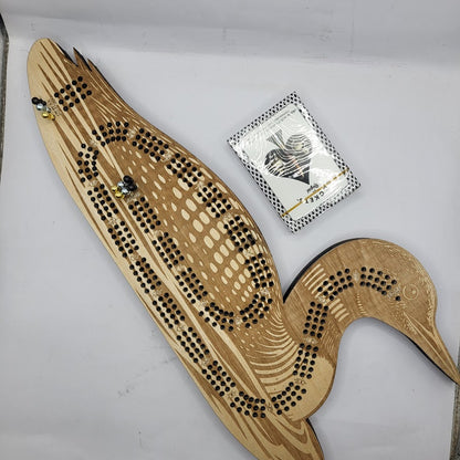 Loon Cribbage Board