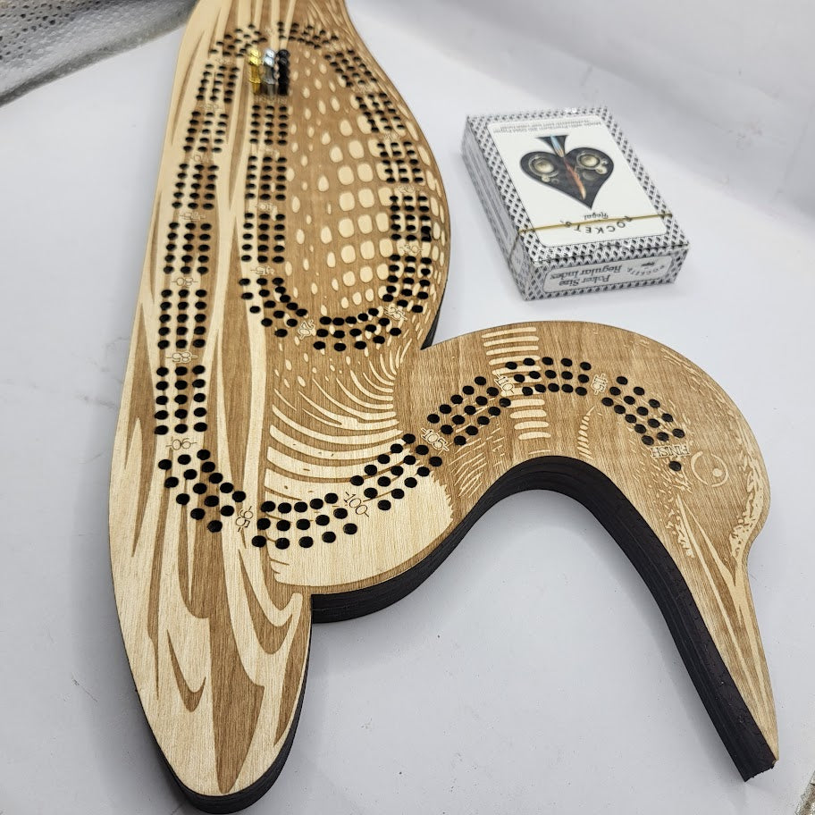 Loon Cribbage Board