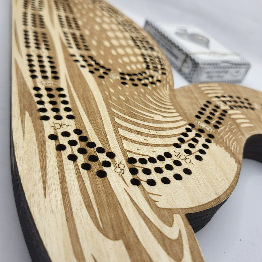 Loon Cribbage Board