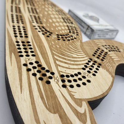 Loon Cribbage Board
