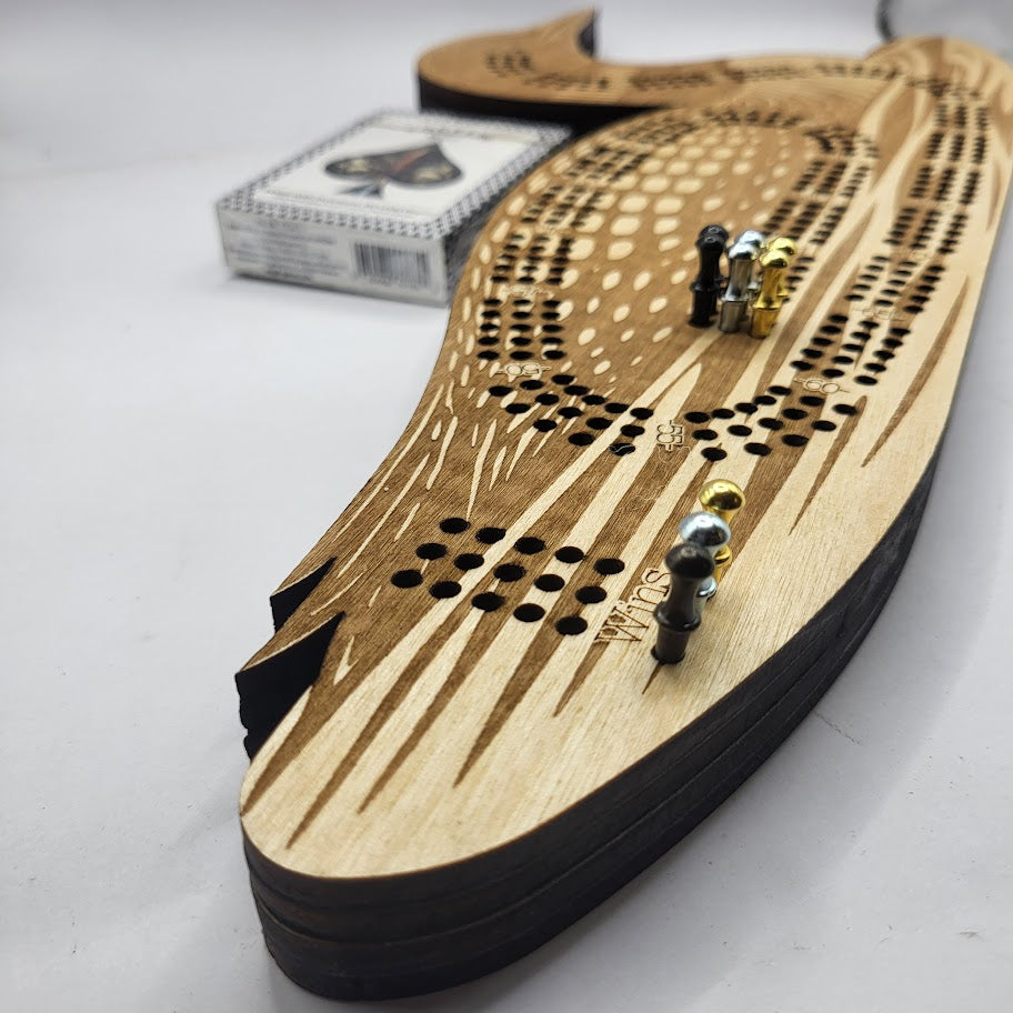 Loon Cribbage Board