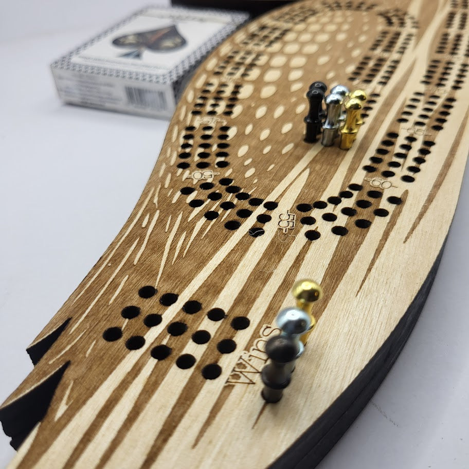 Loon Cribbage Board