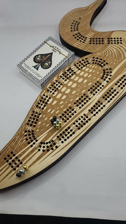 Loon Cribbage Board