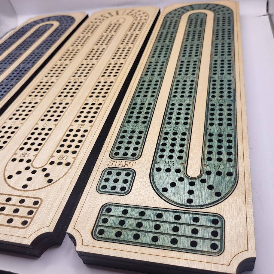 Classic 3 Track Cribbage Board