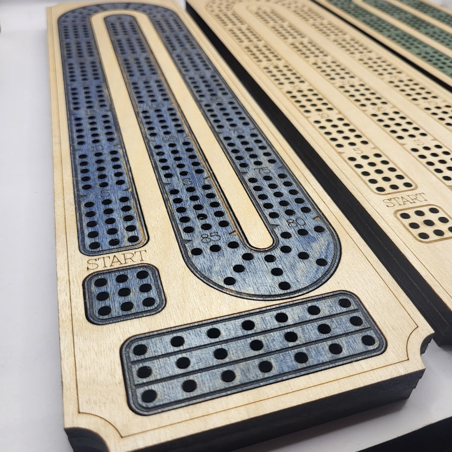 Classic 3 Track Cribbage Board