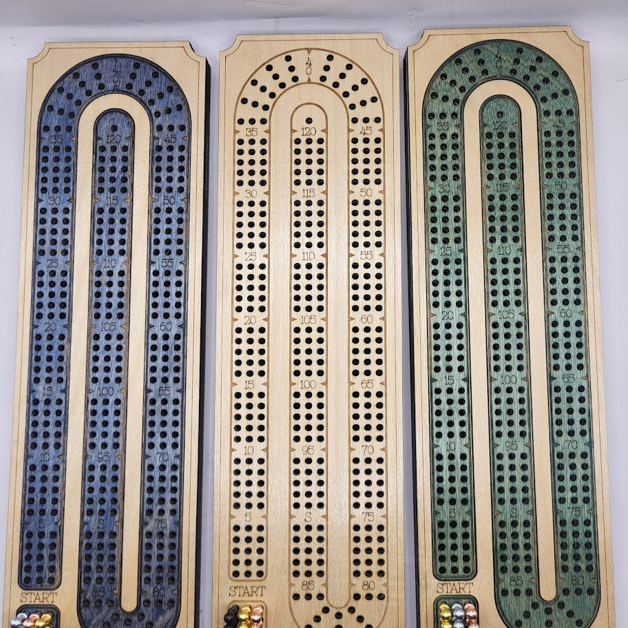 Classic 3 Track Cribbage Board