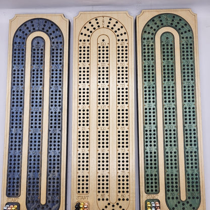 Classic 3 Track Cribbage Board