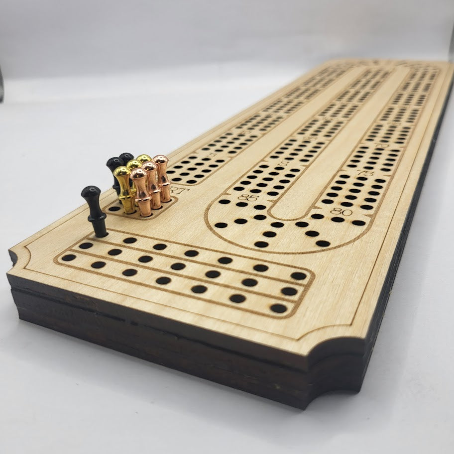 Classic 3 Track Cribbage Board