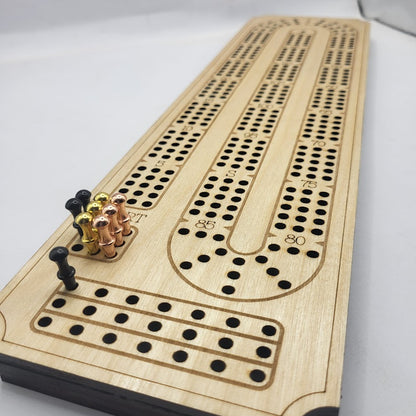 Classic 3 Track Cribbage Board