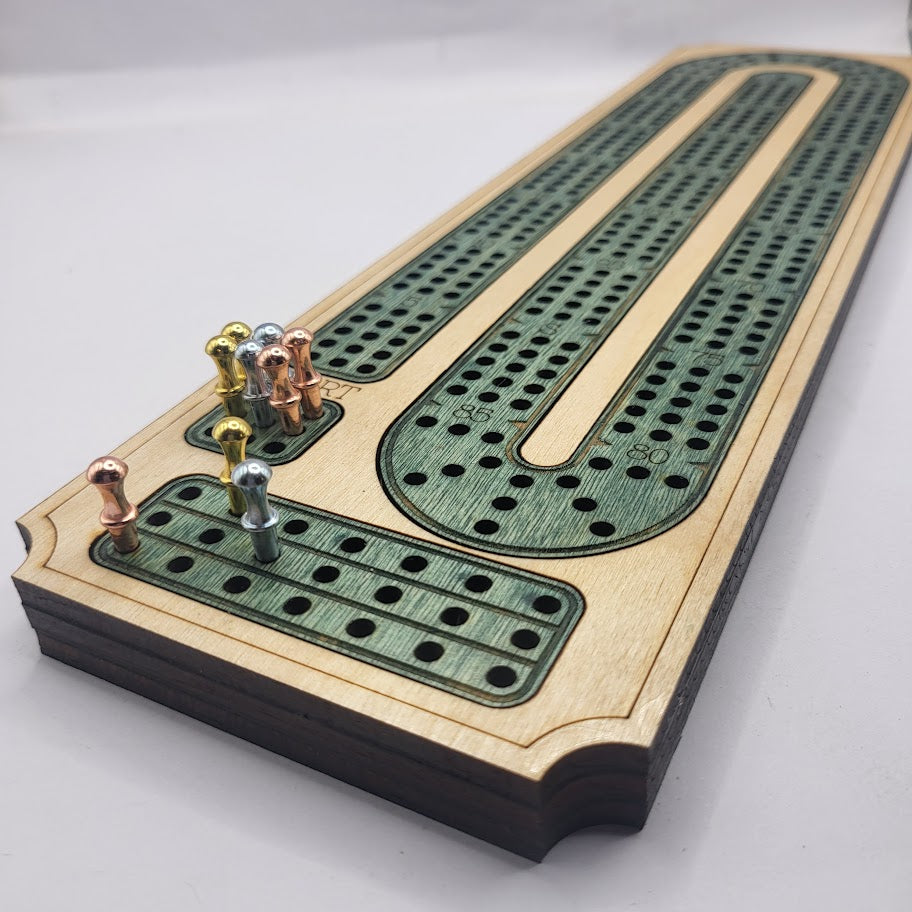 Classic 3 Track Cribbage Board