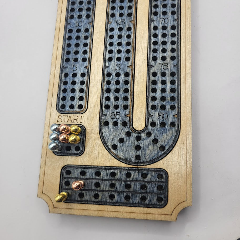 Classic 3 Track Cribbage Board