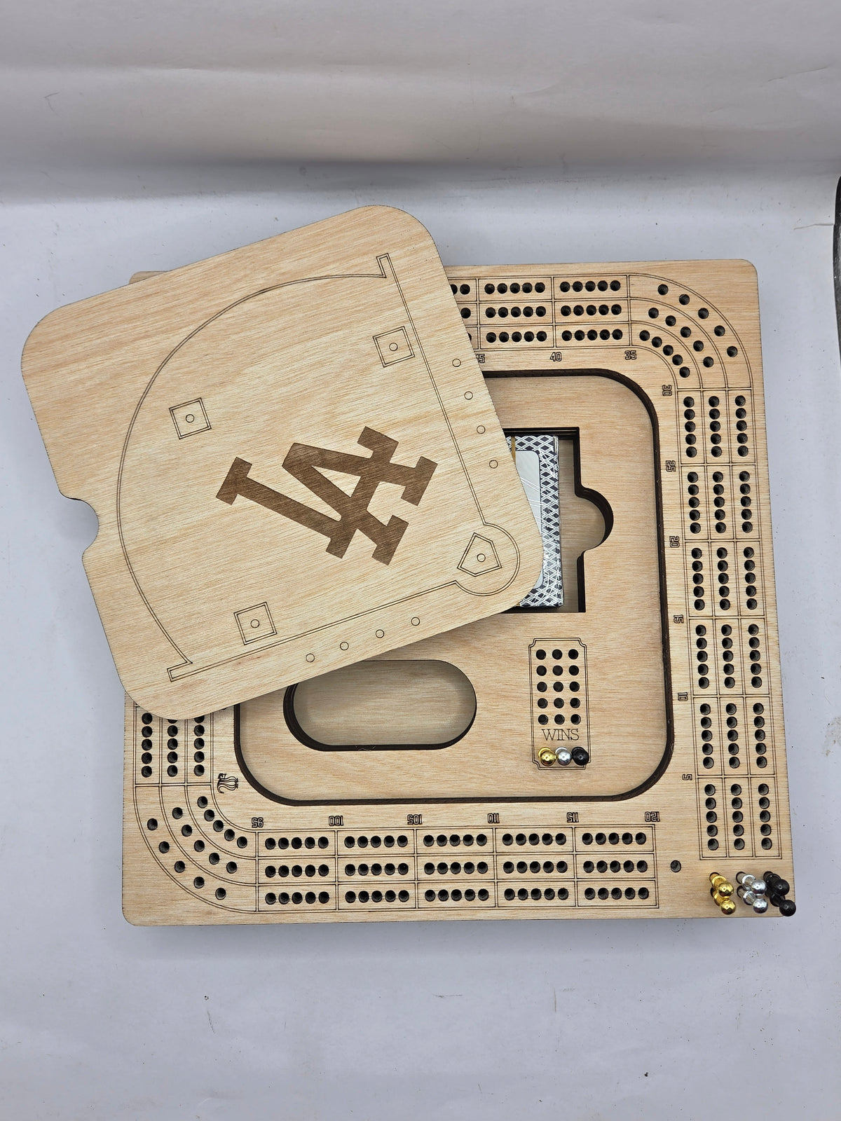 Square Cribbage Board