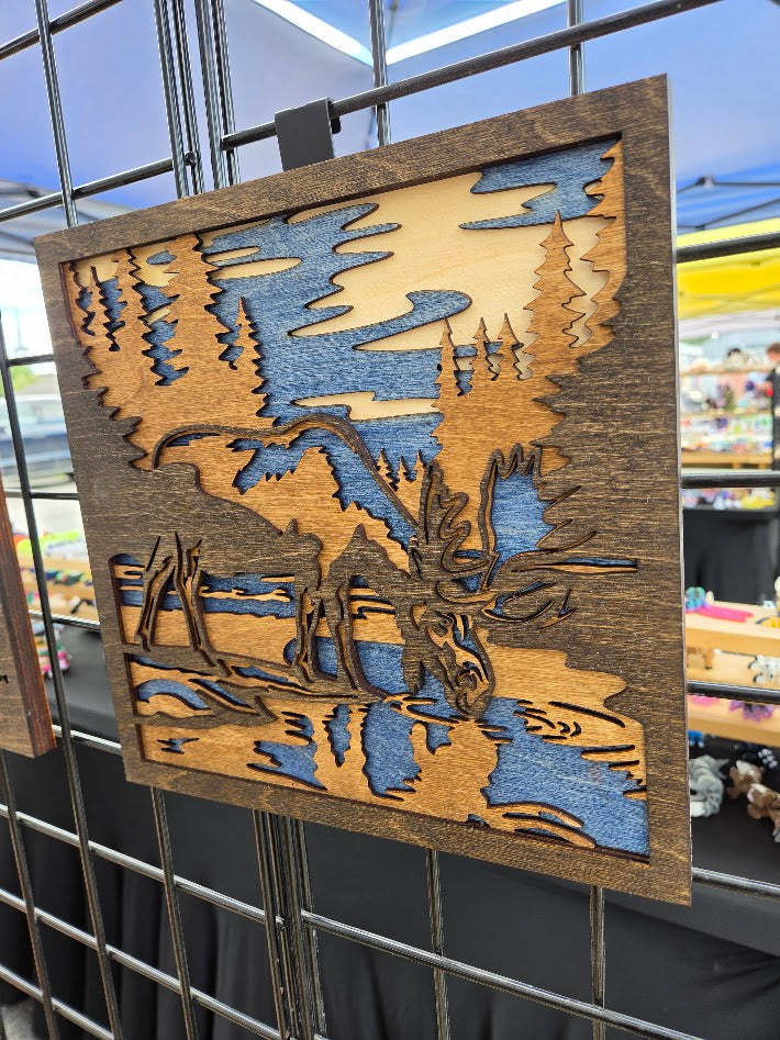 Moose Wildlife Wall Art
