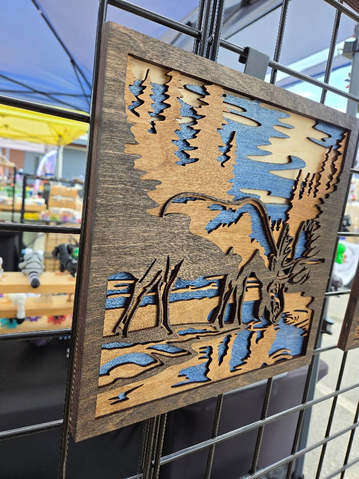 Moose Wildlife Wall Art