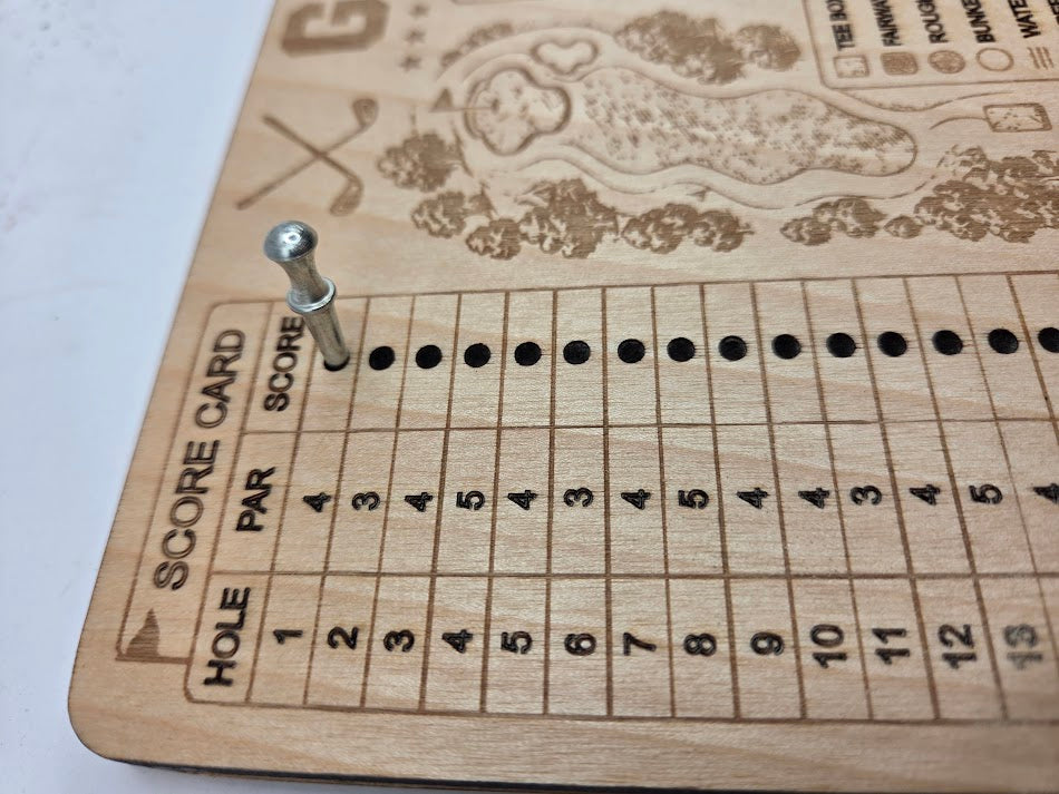 Dice Golf Wooden Game