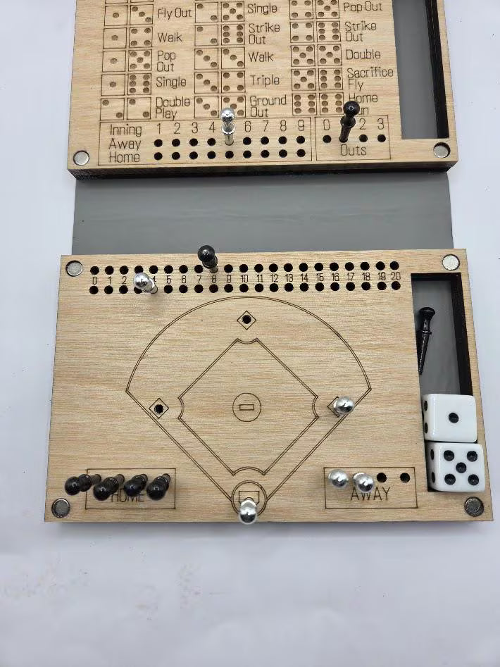 Travel Dice Baseball