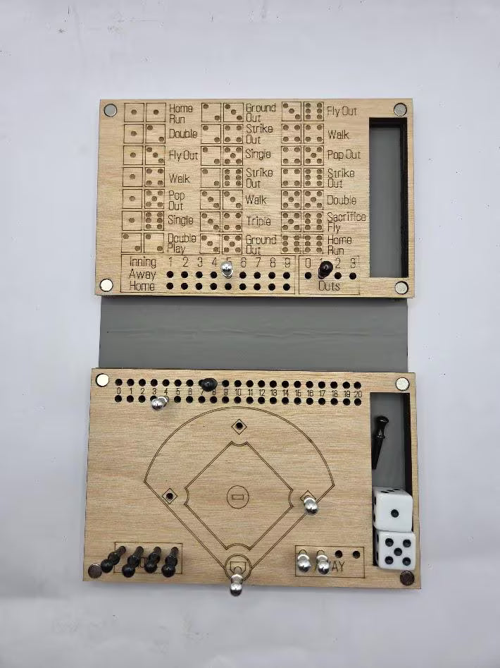 Travel Dice Baseball