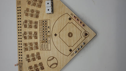 Dice Baseball Wooden Game