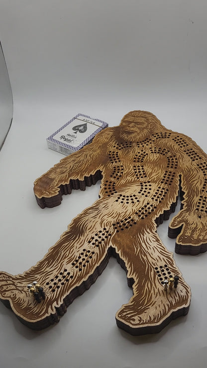 Bigfoot Cribbage Board