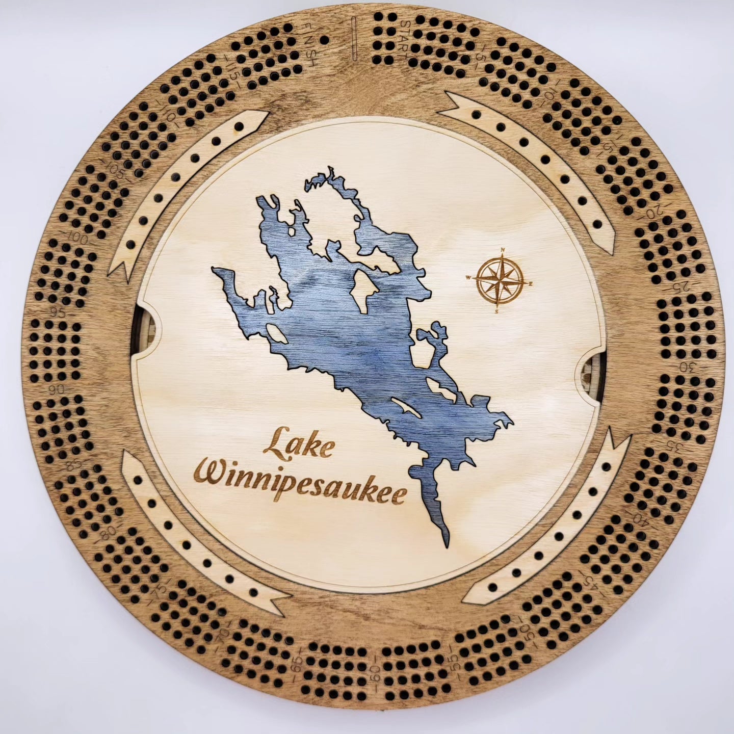 Lake Winnipesaukee Cribbage Board