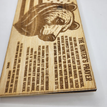 Bear Hunters Prayer Sign 1