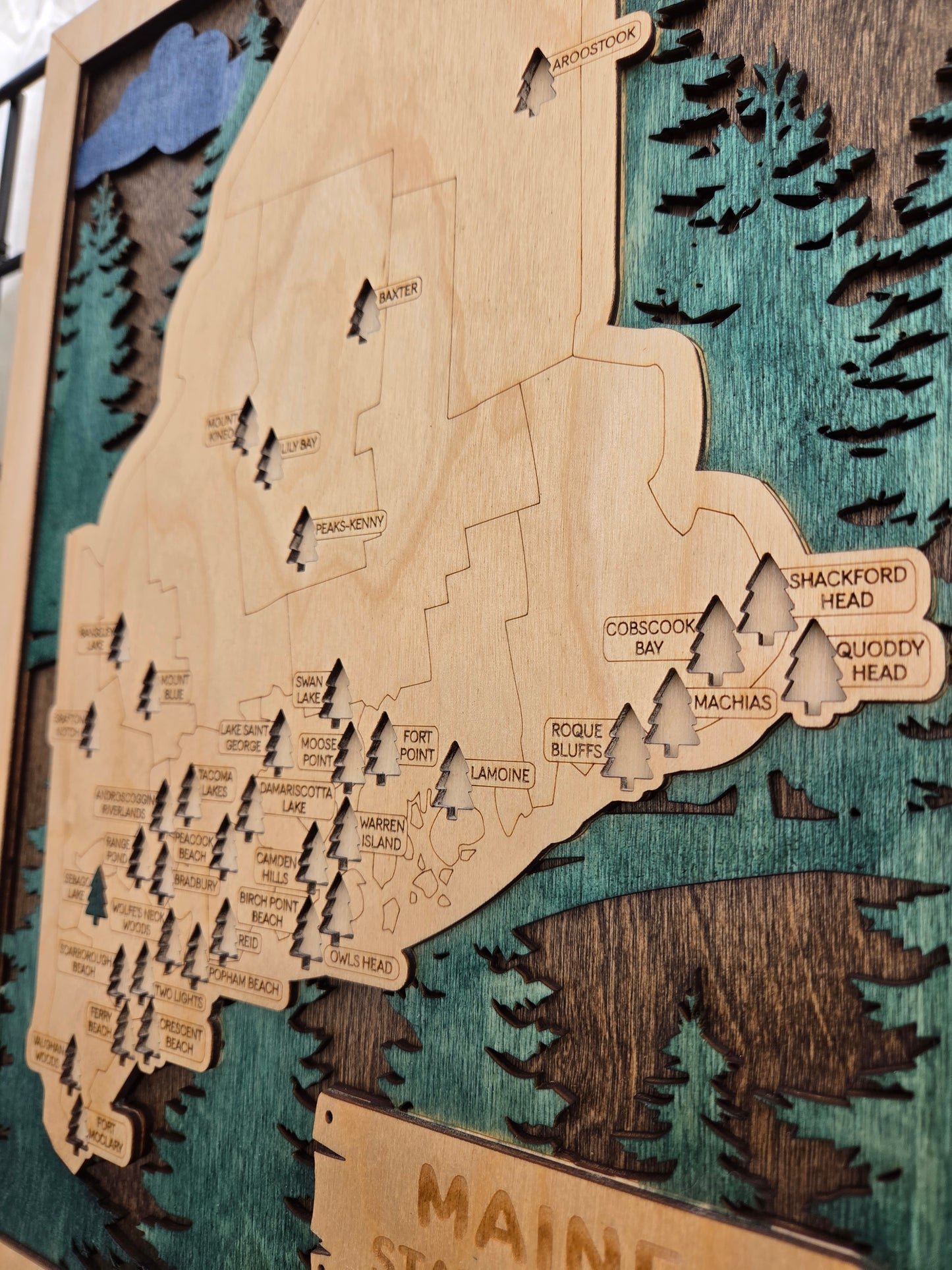 Maine State Park Tracker
