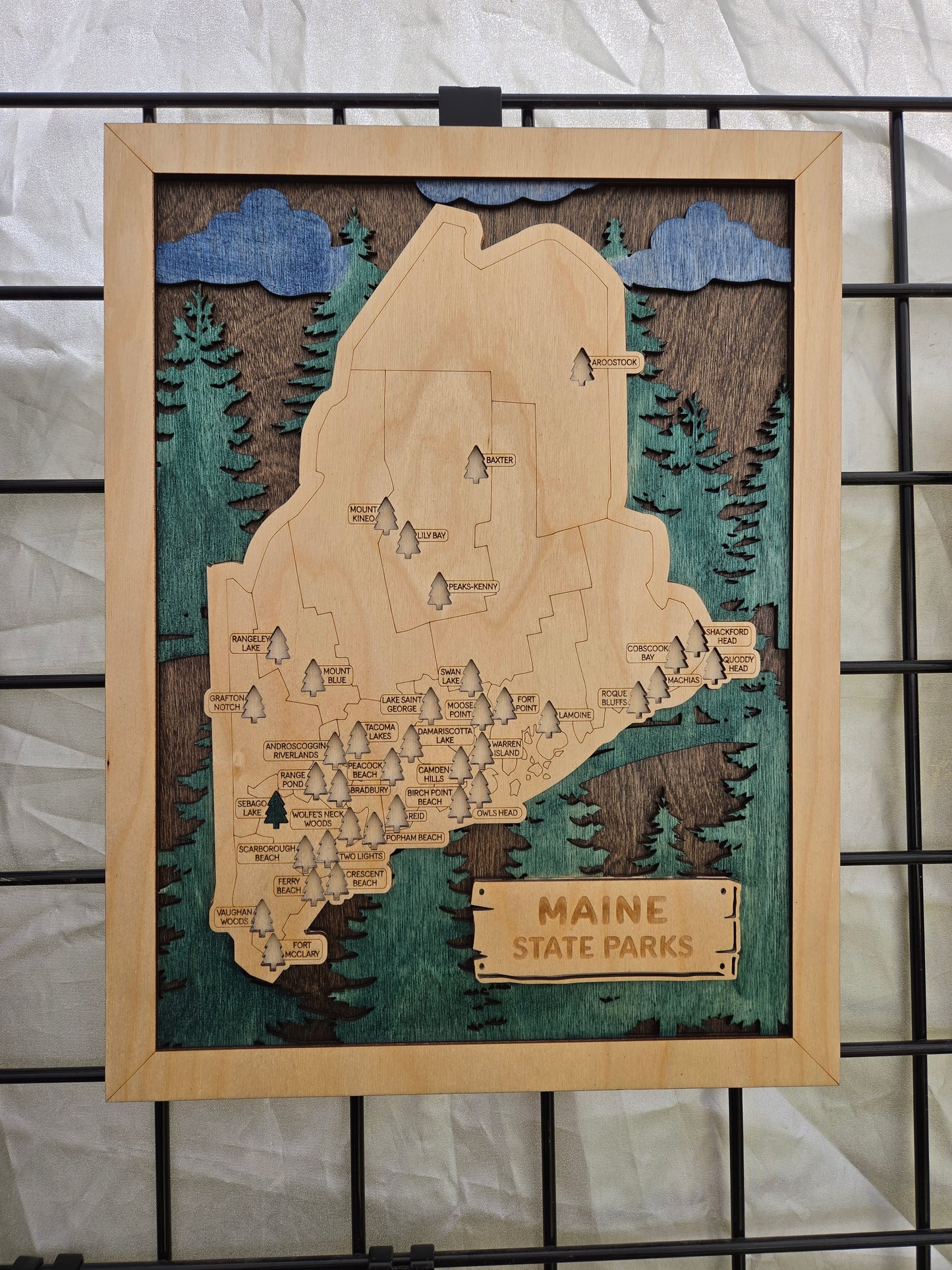 Maine State Park Tracker
