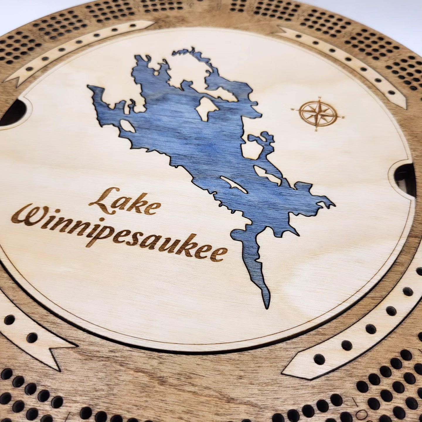 Lake Winnipesaukee Cribbage Board